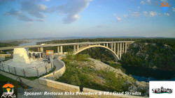 Skradin, řeka Krka, most A1