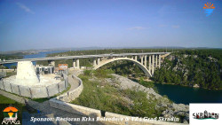 Skradin, řeka Krka, most A1