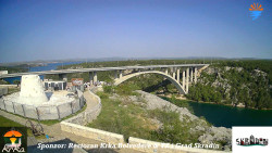 Skradin, řeka Krka, most A1