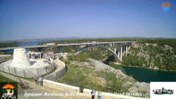 Skradin, řeka Krka, most A1