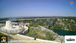 Skradin, řeka Krka, most A1