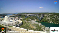 Skradin, řeka Krka, most A1