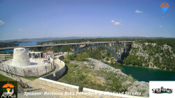 Skradin, řeka Krka, most A1