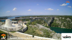 Skradin, řeka Krka, most A1