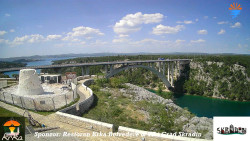 Skradin, řeka Krka, most A1
