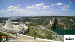 Skradin, řeka Krka, most A1