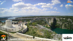 Skradin, řeka Krka, most A1