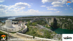 Skradin, řeka Krka, most A1