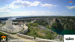 Skradin, řeka Krka, most A1