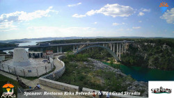 Skradin, řeka Krka, most A1