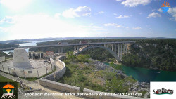 Skradin, řeka Krka, most A1