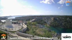 Skradin, řeka Krka, most A1