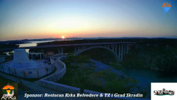 Skradin, řeka Krka, most A1