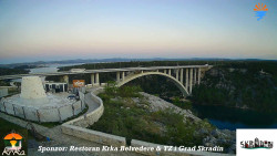 Skradin, řeka Krka, most A1