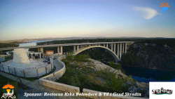 Skradin, řeka Krka, most A1