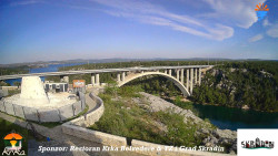 Skradin, řeka Krka, most A1