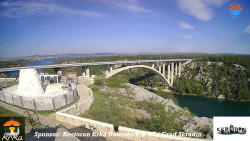 Skradin, řeka Krka, most A1