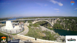 Skradin, řeka Krka, most A1