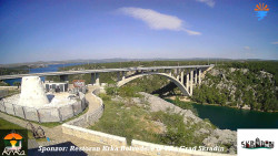 Skradin, řeka Krka, most A1