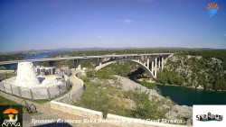 Skradin, řeka Krka, most A1