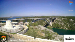 Skradin, řeka Krka, most A1