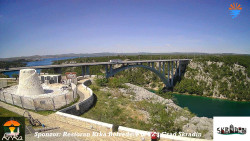 Skradin, řeka Krka, most A1