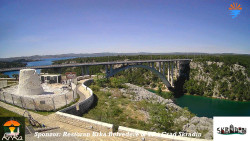 Skradin, řeka Krka, most A1