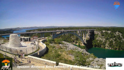 Skradin, řeka Krka, most A1