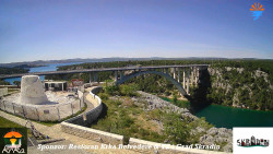 Skradin, řeka Krka, most A1