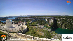 Skradin, řeka Krka, most A1