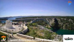 Skradin, řeka Krka, most A1