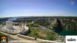 Skradin, řeka Krka, most A1