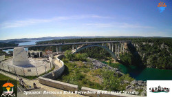 Skradin, řeka Krka, most A1