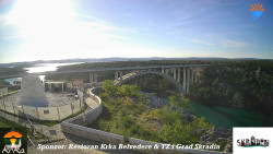 Skradin, řeka Krka, most A1