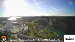 Skradin, řeka Krka, most A1