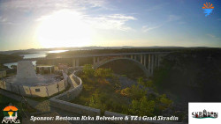 Skradin, řeka Krka, most A1