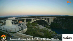 Skradin, řeka Krka, most A1