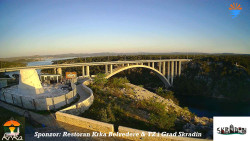 Skradin, řeka Krka, most A1