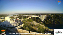 Skradin, řeka Krka, most A1