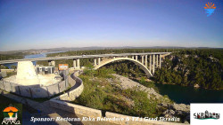 Skradin, řeka Krka, most A1