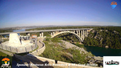 Skradin, řeka Krka, most A1