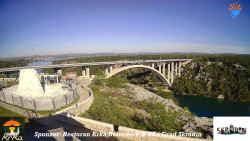Skradin, řeka Krka, most A1