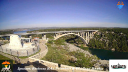 Skradin, řeka Krka, most A1