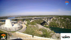 Skradin, řeka Krka, most A1