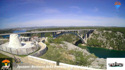 Skradin, řeka Krka, most A1