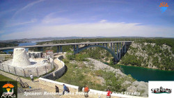 Skradin, řeka Krka, most A1