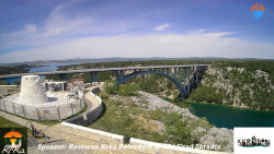 Skradin, řeka Krka, most A1