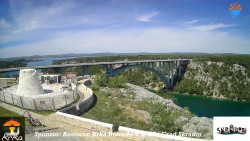 Skradin, řeka Krka, most A1
