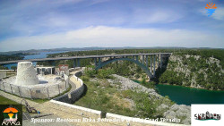 Skradin, řeka Krka, most A1