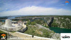 Skradin, řeka Krka, most A1